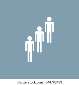 People Icon Vector flat design style