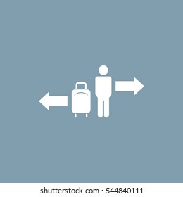 People Icon Vector flat design style