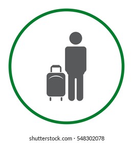 People Icon Vector flat design style