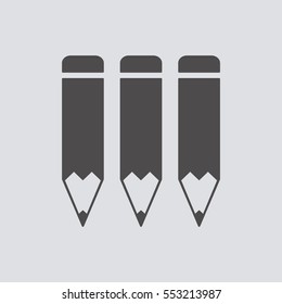 People icon, vector. Flat design.