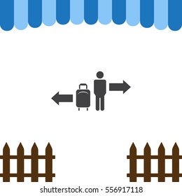 People Icon Vector flat design style
