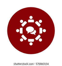 people Icon Vector flat design style