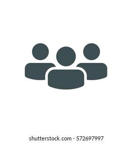 people Icon Vector flat design style