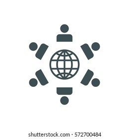 people Icon Vector flat design style