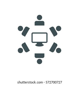 people Icon Vector flat design style
