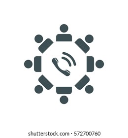 people Icon Vector flat design style
