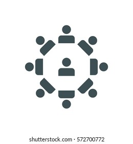people Icon Vector flat design style