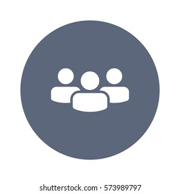 people Icon Vector flat design style