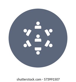 people Icon Vector flat design style