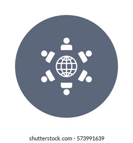 people Icon Vector flat design style