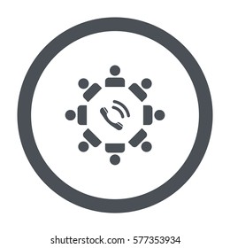 people Icon Vector flat design style