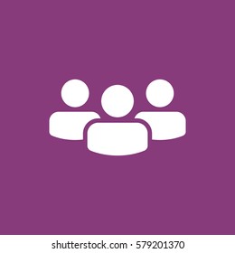 people Icon Vector flat design style