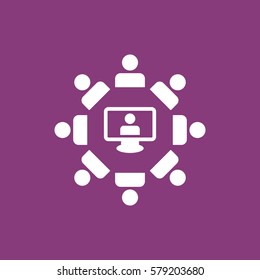 people Icon Vector flat design style