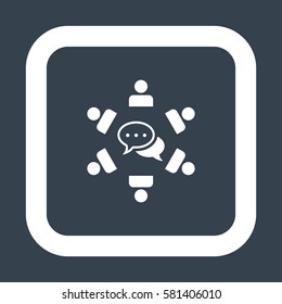 people Icon Vector flat design style