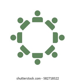 people Icon Vector flat design style