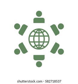people Icon Vector flat design style