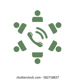 people Icon Vector flat design style