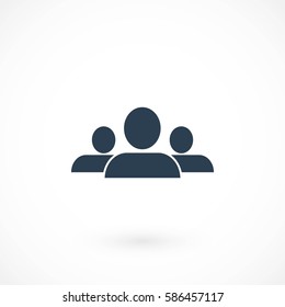people icon vector, flat design best vector icon