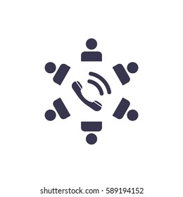 people Icon Vector flat design style