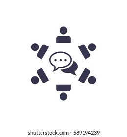 people Icon Vector flat design style