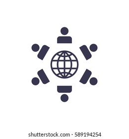 people Icon Vector flat design style