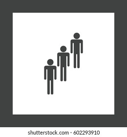 People Icon Vector flat design style