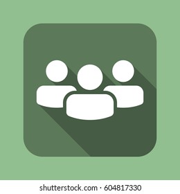 people Icon Vector flat design style