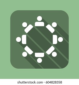 people Icon Vector flat design style