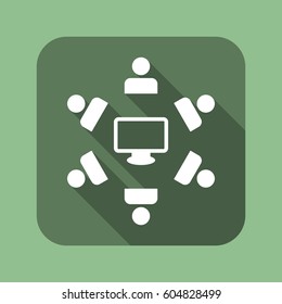 people Icon Vector flat design style