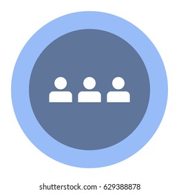 people Icon Vector flat design style