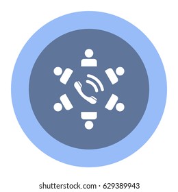 people Icon Vector flat design style
