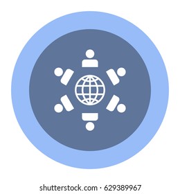 people Icon Vector flat design style