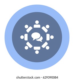 people Icon Vector flat design style