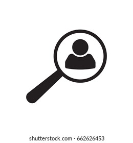 People  icon, vector. Flat design.
