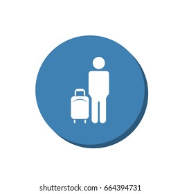 People Icon Vector flat design style