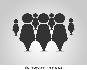 People Icon Vector Group
