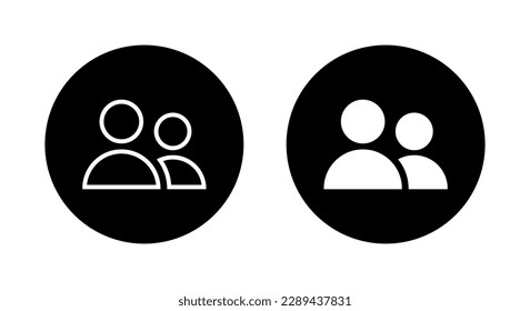 People icon vector. Group, teamwork concept