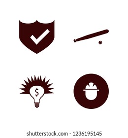 people icon. people vector icons set builder, shield check, baseball and money ideas
