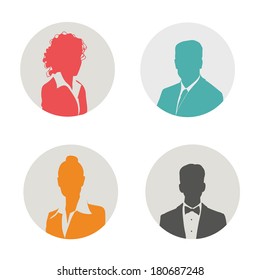 People icon. Vector illustration.