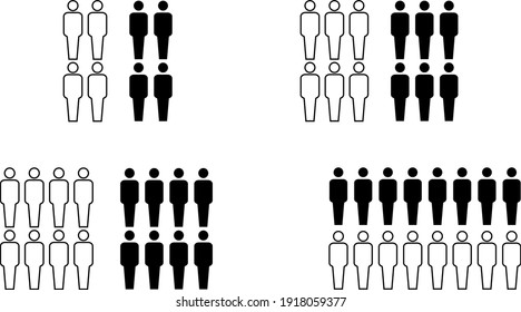 People icon , vector illustration
