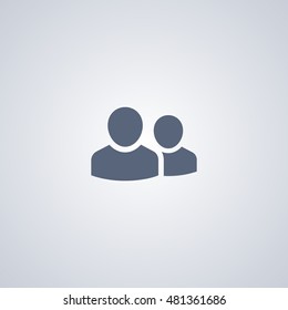 people icon, vector illustration