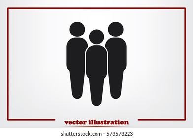 People icon vector illustration.