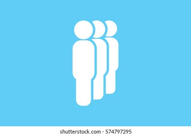 People icon vector illustration.