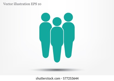 People icon vector illustration.