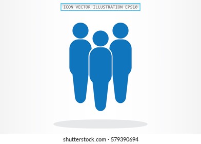 People icon vector illustration.