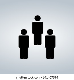 people icon, vector illustration