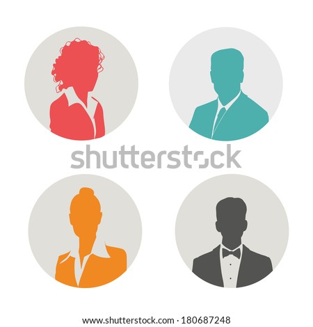 People icon. Vector illustration.