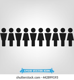 People Icon Vector Illustration EPS 10