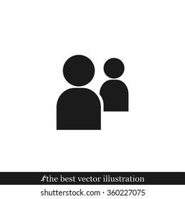 People Icon Vector Illustration Eps10.