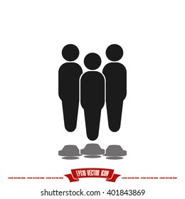 People icon vector illustration eps10.